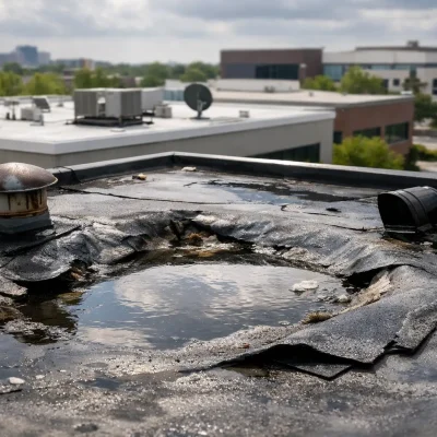 Roof Failure Causes in Commercial Buildings