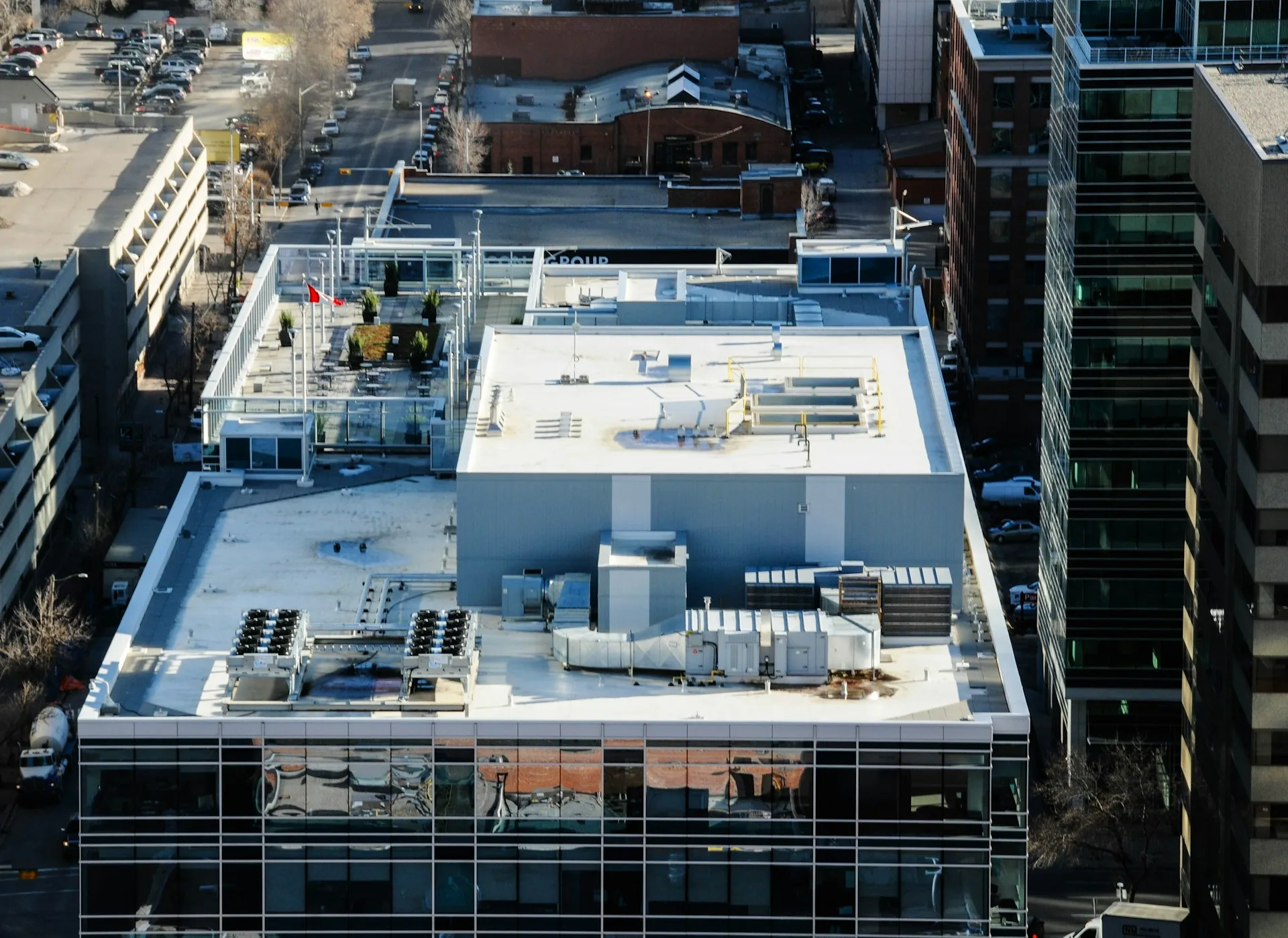type of roof for commercial roof inspection