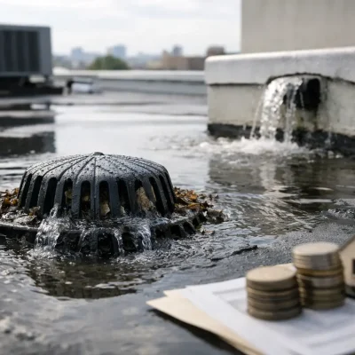 Roof Drainage Failures Cost More Than Repairs