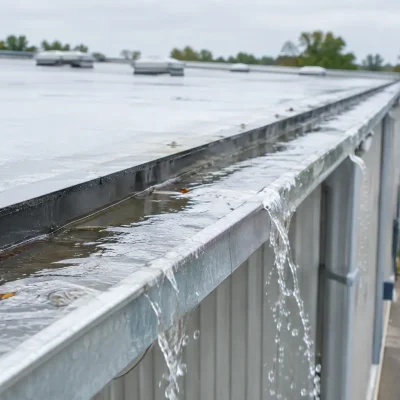 Why Do Roof Gutters Overflow on Commercial Roofs?